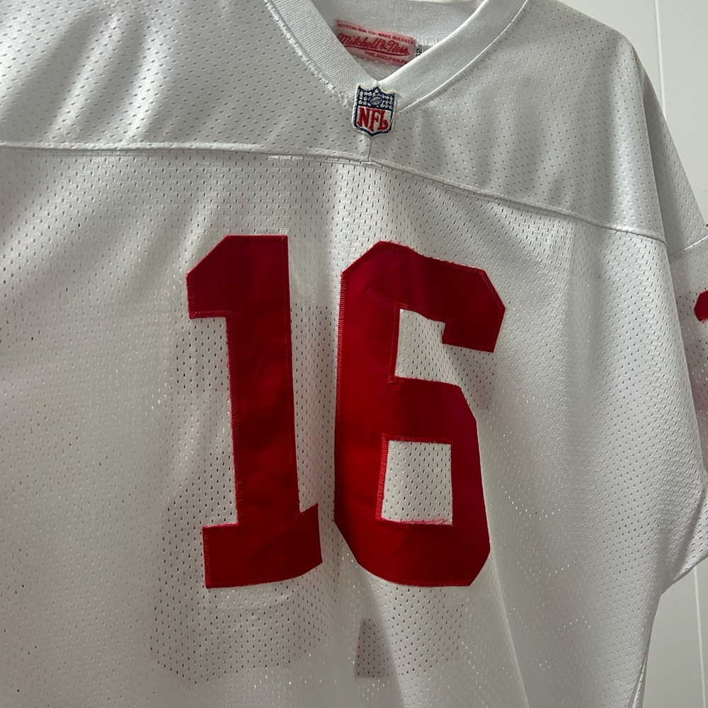NFL Authentic San Francisco 49ers Joe Montana  1989 Championship